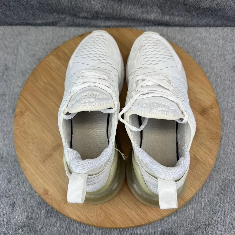 Nike Air Max 270 Shoes Boys Size 6.5Y White Running Sneakers 943345-103